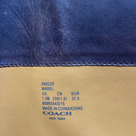 Coach Mabel Women US 9 Brown Knee High Boot A00229 - Picture 10 of 12